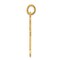 Sterling Silver Gold Plated Cross Charm 57.6 X 31.8mm Jewerly